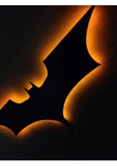 Batman Logo Led Işıklı Tablo