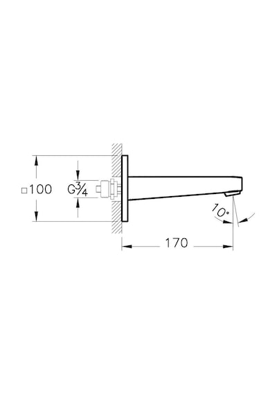 Artema Root Square Çıkış Ucu Fırçalı Nikel A4273934 Nikel