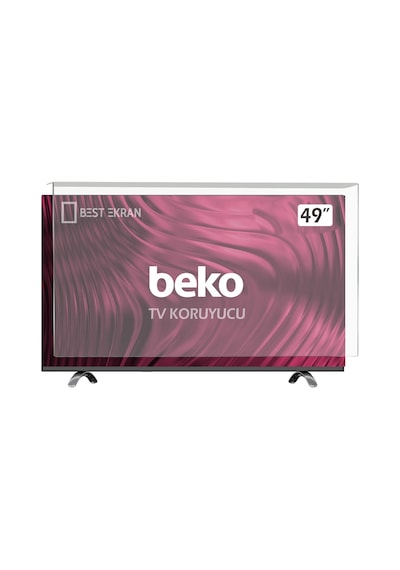 Bestekran Beko Uyumlu  B49L 8900 5A Tv Ekran Koruyucu -  49" İnç B49L89005A