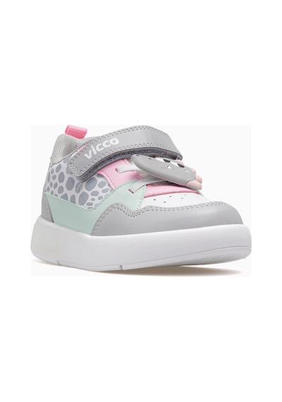 Vicco Borka Kız Çocuk Işıklı Hafif Sneaker Ayakkabı 26y 346.109 Pk Gri