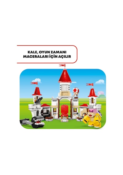 LEGO® Super Mario™ Peach’in Kalesi’nde Roy ile Savaş 71435 - 7 Yaş ve Üzeri Çocuklar için Yaratıcı Oyuncak Yapım Seti (738 Parça)