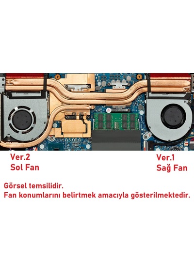 Asus Fx706h Fan V2 Sol Fan 1 Adet
