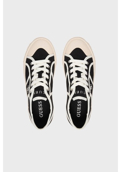 Guess Issah Kadın Sneaker Ayakkabı Flpıssfal12 Siyah