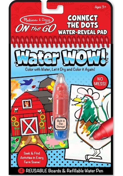 Melissa And Doug Water Wow Su İle Boyama Kitabı - Çiftlik - Noktaları Birleştir