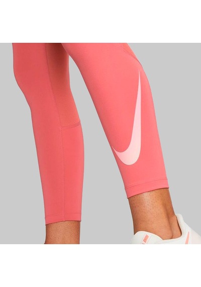 Nike Dri-fit Fast Sw Hbr Mid Rise 7/8 Kadın Pembe Tayt Pembe