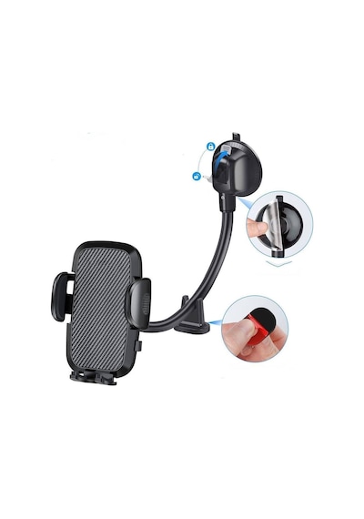 Ayarlanabilir Vakum Kilitli Cam Ve Torpidoya Takılabilen Telefon Tutucu 5570 Diğer