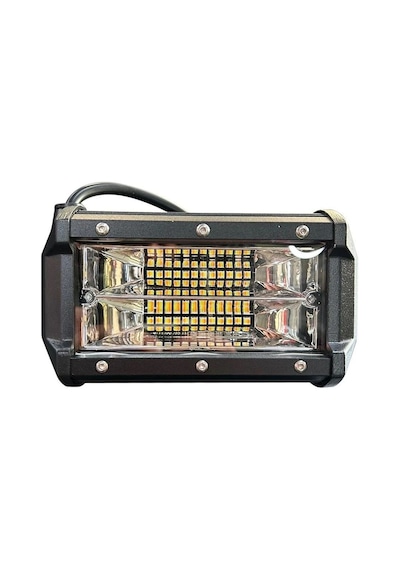 Beyaz Sarı Led Çakarlı Off Road Sis Farı Çalışma Lambası 24 Led 1