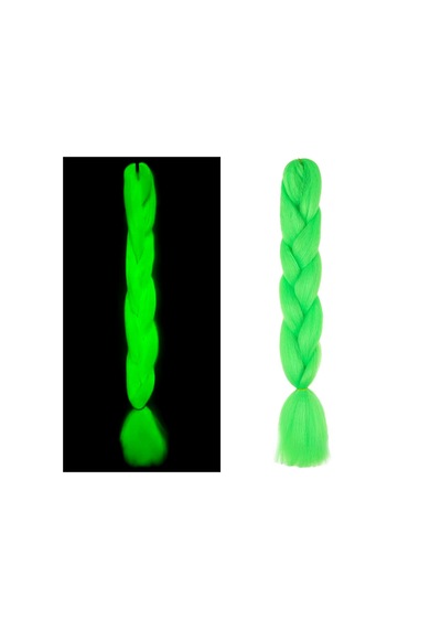 Fosforlu Neon Örgülük Saç Esperer 100 Gr. - Yeşil