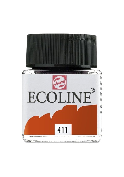 Talens Ecoline Sıvı Suluboya 30ml - Burnt Sienna 411