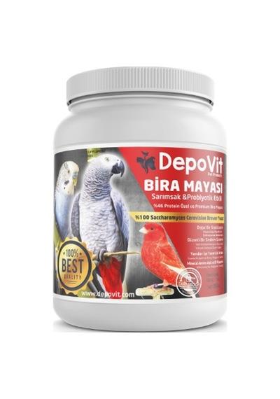 Depovit Bira Mayası Egzotik Papağan Kanarya Muhabbet Kuşu
