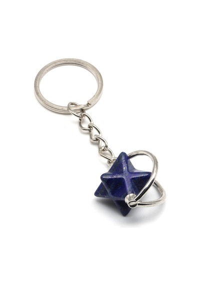 Lapis Lazuli Doğal Taş Anahtarlık - Anh-0145
