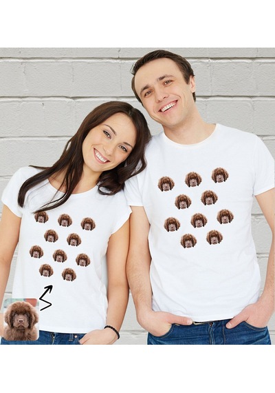 Bk Gift Kişiye Özel Evcil Hayvan Tasarımlı Beyaz Tişört-9, Sevgiliye Hediye, Arkadaşa Hediye, Trend T-shirt Kobitmeyencom33938 Bk Gift