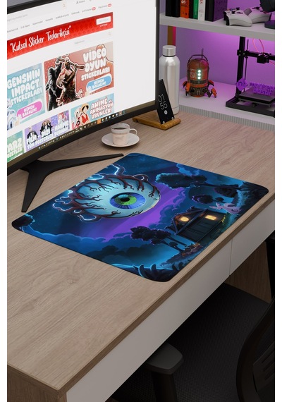 Terraria Kaymaz Dikişli Kauçuk Oyuncu Mousepad V3 - 48x40 Xl Gaming Mouse Pad Fare Altlığı