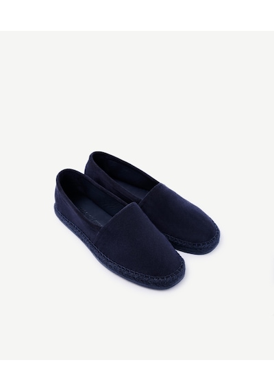 Yargıcı Jüt Tabanlı Deri Espadril 25yeay4015x 004 Lacivert