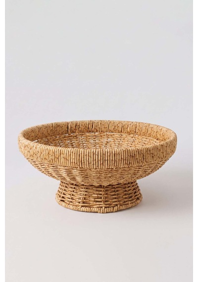 Hasır Ayaklı Rattan Meyvelik 28 Cm
