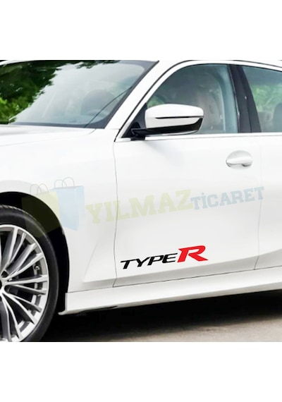 Honda Typer Yan Kapı Altı Oto Sticker Yapıştırma Etiket 2 Adet