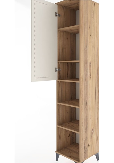 Hyperion Dolap 5 Raflı Tek Kapaklı 44x44x221 Çam-aytaşı Çam