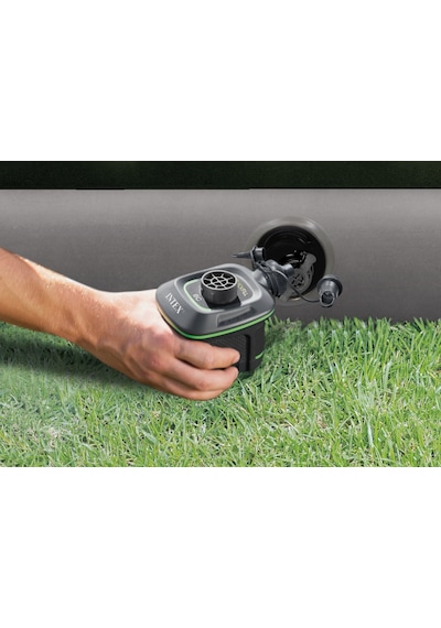 Intex 64779 Çift Kişilik Prestij Kamp Yatağı 152 203 Cm + Pilli Pompa Yeşil