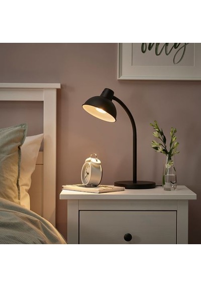 Ikea Skurup Çalışma Lambası, Siyah, 40 Cm