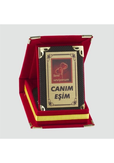 Canım Csmtex - 67 Eşim Plaketi-kırmızı Çok Renkli