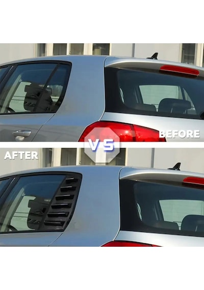 Vw Golf 5 Kelebek Cam Vizörü Piano Black 2003-2009