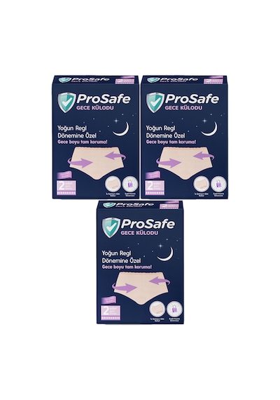 Prosafe Gece Külodu Yoğun Regl Dönemine Özel 3 Paket 6 Adet