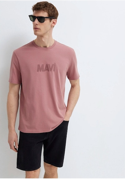Mavi Erkek Logo Tişört Nostalgia Rose 0612896-70948 Pembe
