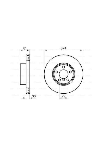 Bmw 7 E65 730D 2002-2005 Bosch Ön Disk 2 Adet