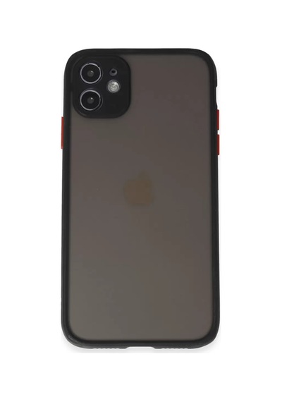 Newface Apple Apple iPhone Uyumlu 11 Kılıf Montreal Silikon Kapak - Siyah