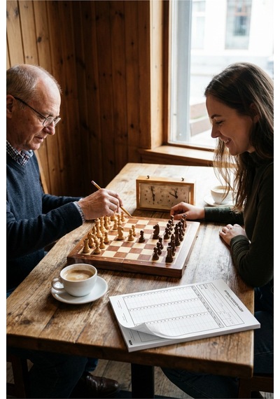 Satranç Notasyon Kağıdı - A4 Ebat - 30 Yaprak - Chess Notation Sheet - Chess Score Diğer