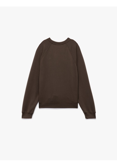 Koton Modal Kumaş Rahat Kalıp Uzun Kollu Bisiklet Yaka Sweatshirt Kahverengi 6wak10080ek Kahve Koton Modal Kumaş Rahat Kalıp Uzun Kollu Bisiklet Yaka Sweatshirt Kahverengi 6wak10080ek Kahve
