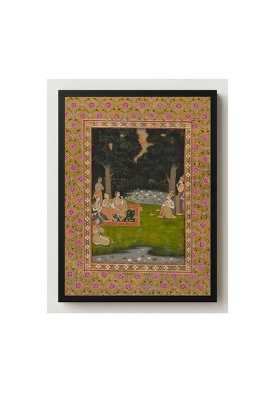 Botanik Ormandaki Münzevi Ve Hanımlar Çerçevesiz Poster 21x30 Cm A4 Botanik Doğa Tarihi Duvar Dekoru
