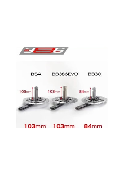 FSA BB386-PF30 Orta Göbek Adaptörü (200-3112) Siyah