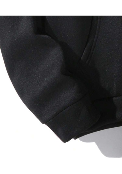 Kapüşonlu Oversize Sweatshirt Siyah Unisex Siyah