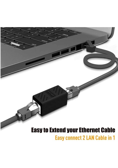 RJ45 Cat6 Cat7 Cat8 Kablo Uzatma Uzatıcı Ara Konnektör - 2 Adet