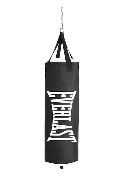 Everlast Core Polycanvas With Carbineer Black 40lb Boks Torbası P00003113 Siyah - Beyaz