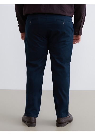 Lcwaıkıkı Classic Lacivert Büyük Beden Standart Kalıp Erkek Chino Pantolon