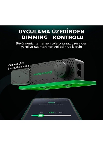 Mars Hydro Fc3000 Evo 300w Led Bitki Yetiştirme Lambası-1655 Gri