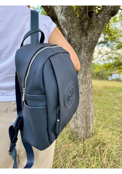 Just Polo Kadın Yeni Sezon Büyük Boy Sırt Çantası Lacivert