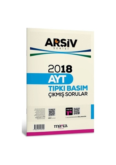 2018 Ayt Arşiv Serisi Tıpkı Basım Çıkmış Sorular Tamamı Video Çözümlü
