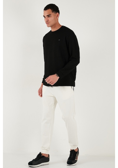 Buratti Regular Fit Bisiklet Yaka Uzun Kollu Erkek Sweat 5901066 Siyah