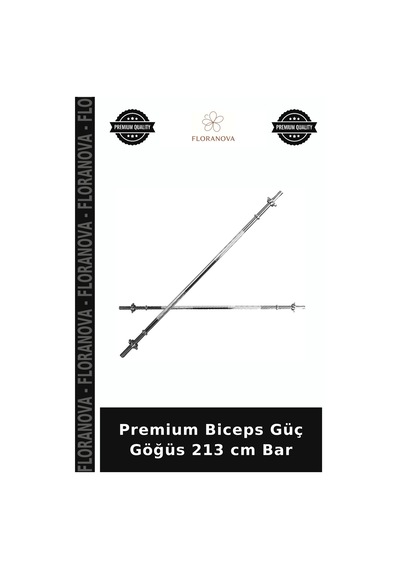 Premium Biceps Güç Göğüs 213 Cm Bar