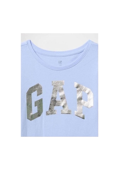 Gap V-hs Ss Logo Tee Kız Çocuk T-shirt 721891003 321814442-24990 Mavi