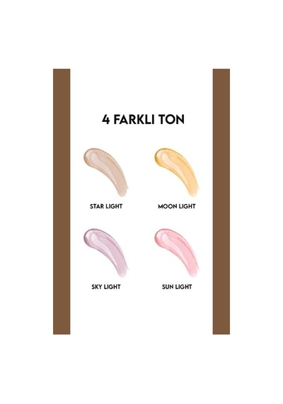 4'lü Likit Highlighter Aydınlatıcı Seti Altın