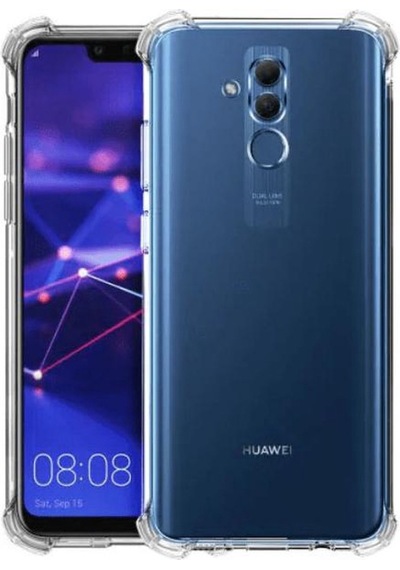 Huawei Mate 20 Lite ile Uyumlu Kapak Antişok Airbag Köşe Korumalı Silikon Şeffaf Kılıf
