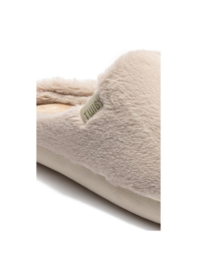 Twigy Elis Peluş Kadın Ev Terliği Bej 36/41