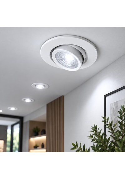 Tr Cata Ct-5204 6'li Set 7w Akik Cob Led Gömme Spot 6400k Beyaz Işık 470 Lm Tavan Aydınlatma Genel