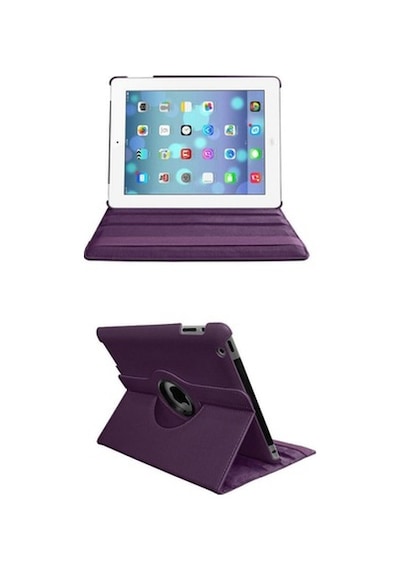 Apple Uyumlu iPad, 2 3 4 9.7 Inç Kılıf 360 Dönebilen Standlı Kapaklı