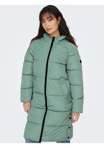 Only Onlamanda Long Puffer Coat Cc Otw Kadın Mavi Kaban - 15233425