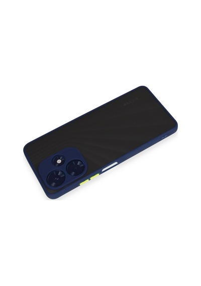 İnfinix Hot 30 4g Uyumlu Kılıf Montreal Silikon Kapak - Lacivert